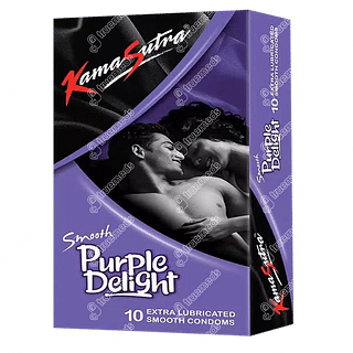 Kamasutra Smooth Purple Delight Condom 10