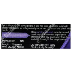 Kamasutra Smooth Purple Delight Condom 10