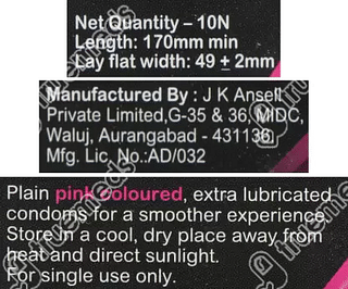 Kamasutra Smooth Pink Passion Condom 10