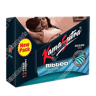 Kamasutra Ribbed Condom 12