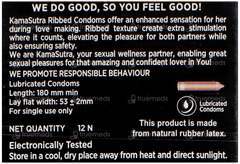 Kamasutra Ribbed Condoms 12