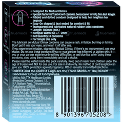 Durex Mutual Climax Condoms 3 Durex Mutual Climax Condoms 3