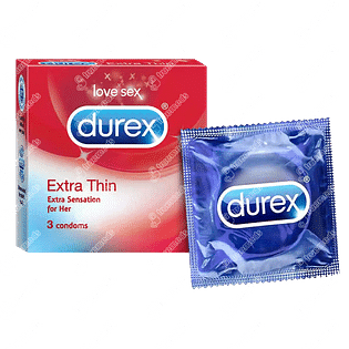 Durex Extra Thin Condom Pack Of 3