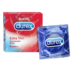 Durex Extra Thin Condom Pack Of 3