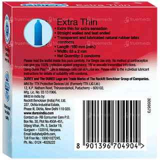 Durex Extra Thin Condoms 3