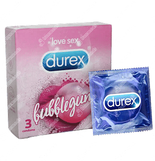 Durex Bubblegum Condom Pack Of 3