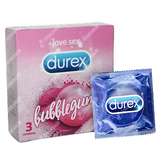 Durex Bubblegum Condom Pack Of 3