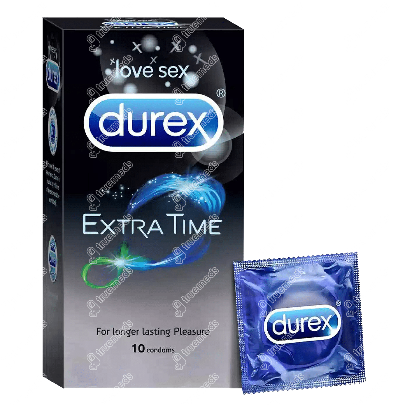 Durex Extra Time Intense Chocolate Condom Pack Of 10 - Uses, Side ...