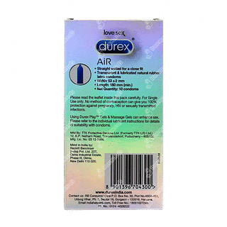 Durex Air Condom Pack Of 10