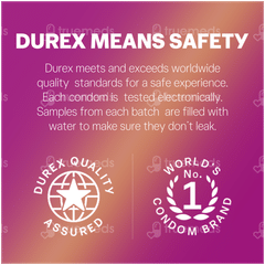 Durex Extra Ribbed Condoms 3 Durex Extra Ribbed Condoms 3