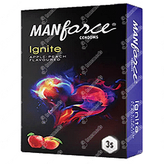 Manforce Ignite Apple Peach Flavoured Condoms 3