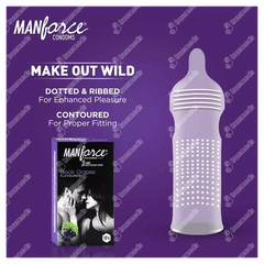 Manforce Black Grapes Flavoured Condoms 10