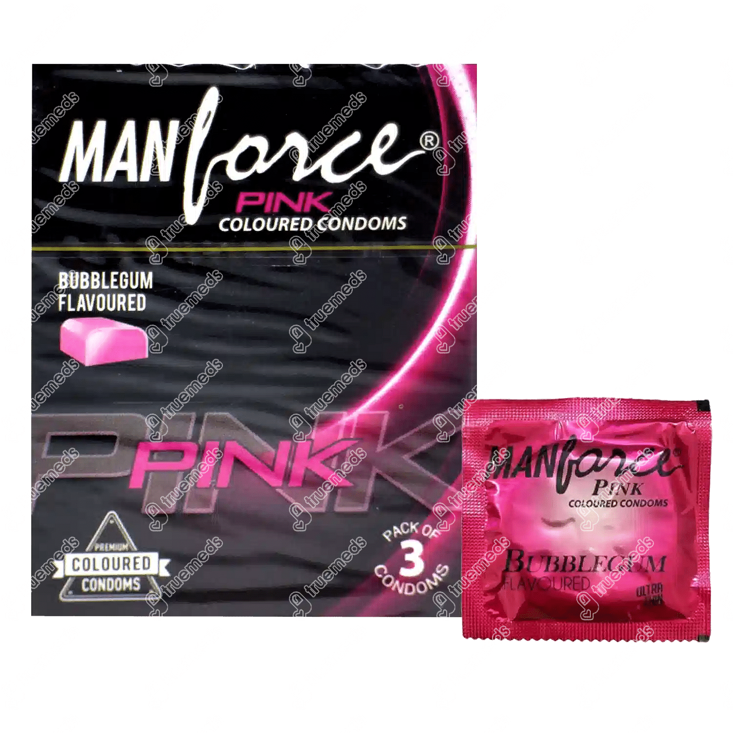 Manforce Bubblegum Flavour Condom Pack Of 3 Uses Side Effects Dosage Price Truemeds 7346