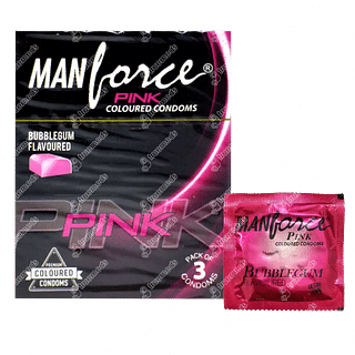 Manforce Bubblegum Flavour Condom Pack Of 3