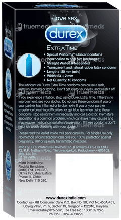 Durex Extra Time Condoms 10