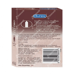 Durex Extra Thin Intense Chocolate Condoms 3