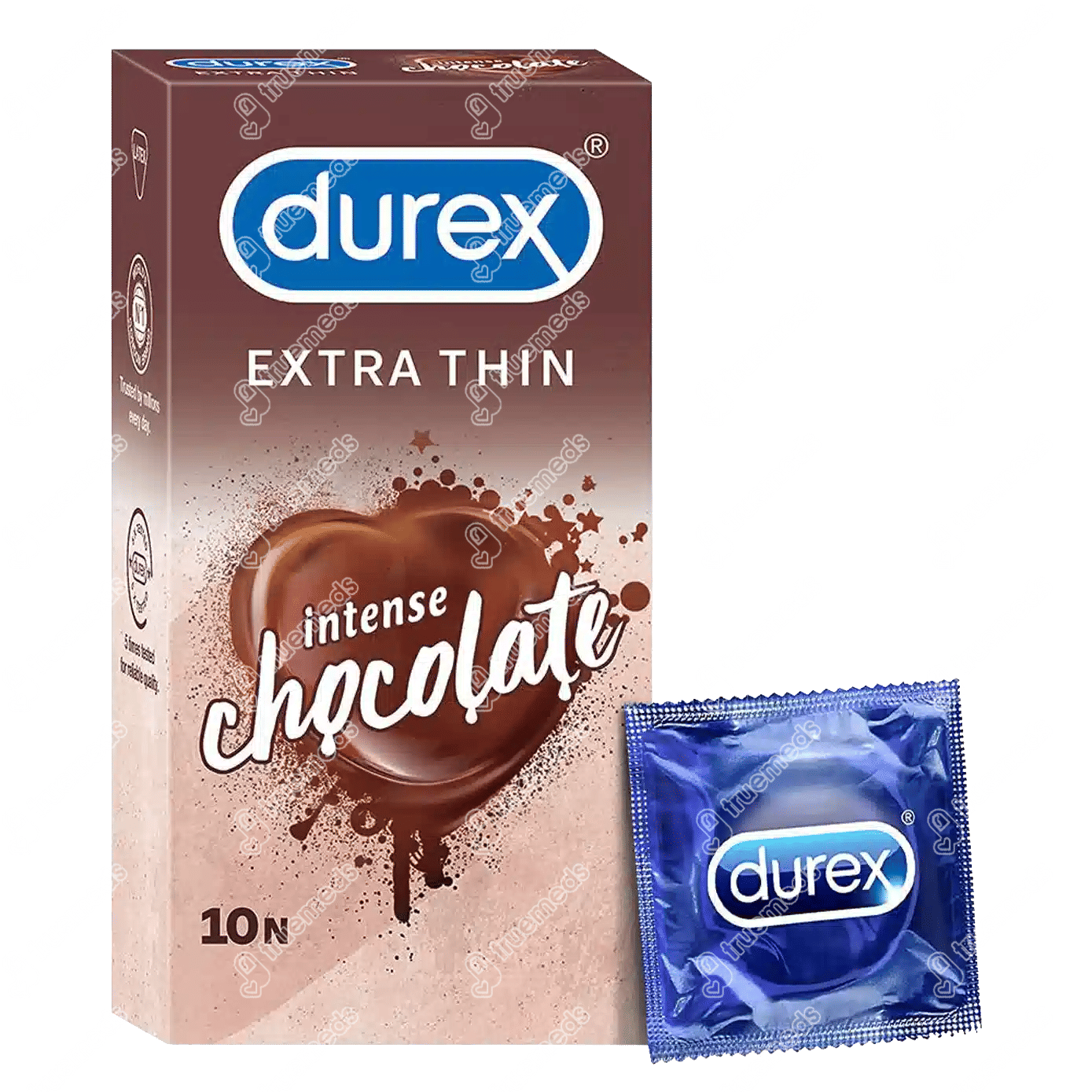 Durex Extra Thin Intense Chocolate Pack Of 10 - Uses, Side Effects ...