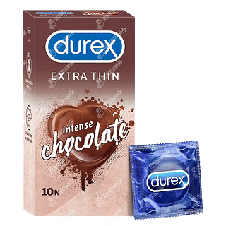 Durex Extra Thin Intense Chocolate Condom 10