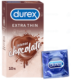 Durex Extra Thin Intense Chocolate Condoms 10 Durex Extra Thin Intense Chocolate Condoms 10