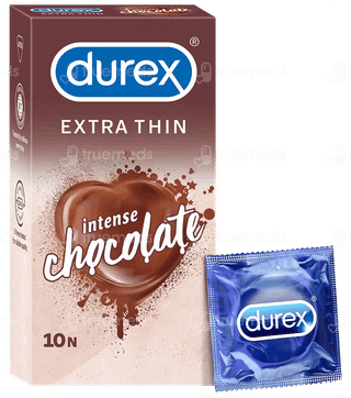 Durex Extra Thin Intense Chocolate Condoms 10