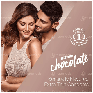 Durex Extra Thin Intense Chocolate Condoms 10