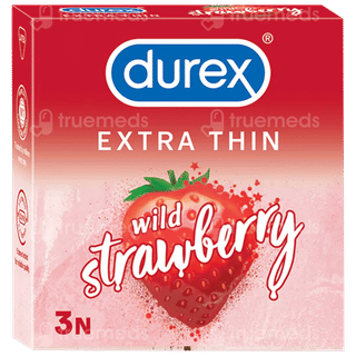 Durex Extra Thin Wild Strawberry Condoms 3