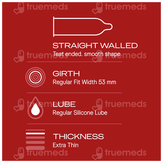 Durex Extra Thin Wild Strawberry Condoms 3