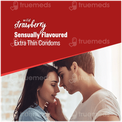Durex Extra Thin Wild Strawberry Condoms 3