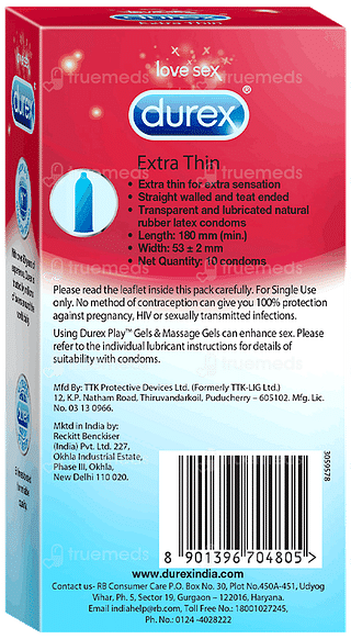 Durex Extra Thin Condoms 10