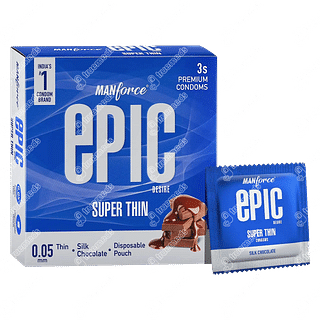 Manforce Epic Desire Super Thin Chocolate Flavour Condoms Pack Of 3