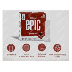 Manforce Epic Hot Dots Enhanced Dots Belgian Chocolate Condoms 3