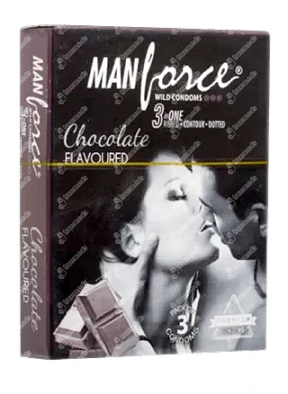 Manforce Wild Chocolate And Dotted Condom Pack Of 3