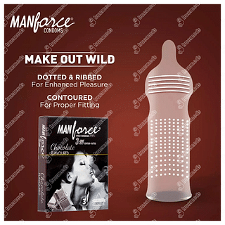 Manforce Wild Chocolate And Dotted Condom Pack Of 3