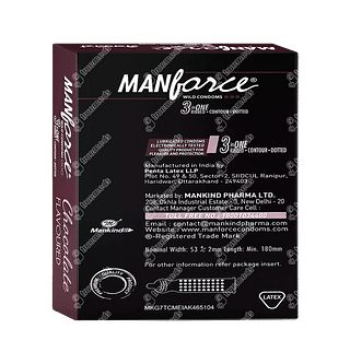 Manforce Wild Chocolate And Dotted Condom Pack Of 3