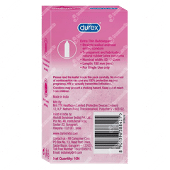 Durex Extra Thin Bubblegum Condoms 10