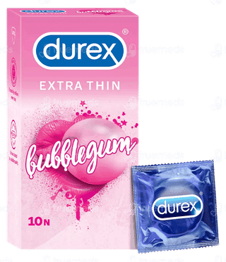 Durex Extra Thin Bubblegum Condoms 10
