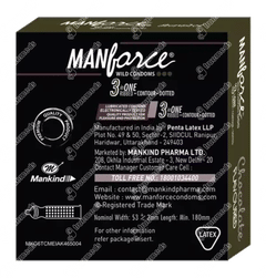 Manforce Wild 3 In 1 Chocolate Flavoured Condoms 3
