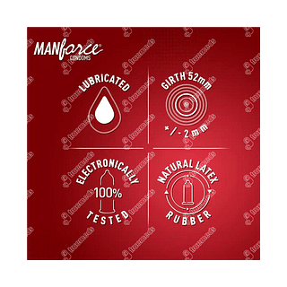 Manforce Wild Strawberry Flavoured Condoms 3