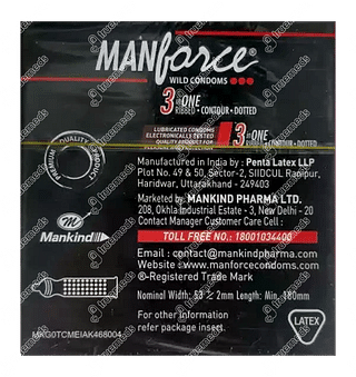 Manforce Wild Strawberry Flavoured Condoms 3