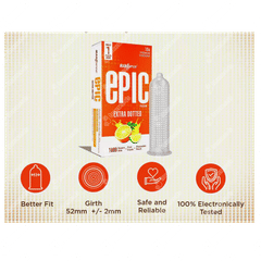 Manforce Epic Passion Extra Dotted Fruit Punch Premium Condoms 10