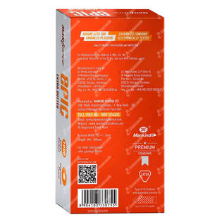 Manforce Epic Passion Extra Dotted Fruit Punch Flavour Premium Condom Pack Of 10