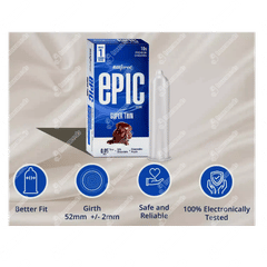 Manforce Epic Desire Super Thin Silk Chocolate Premium Condom 10