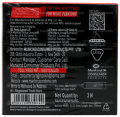 Manforce Dots 1740 New Litchi Flavour Condoms 3