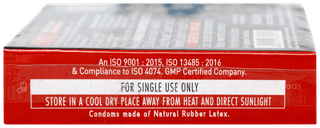 Manforce Xotic 1500 Dots Strawberry Flavoured Condoms 3