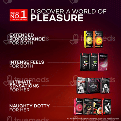 Manforce Cocktail Strawberry & Vanilla Flavour Condoms 10