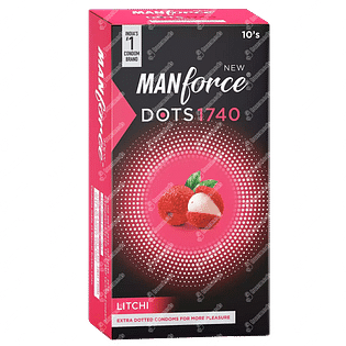Manforce Dots 1740 Litchi Condom 10