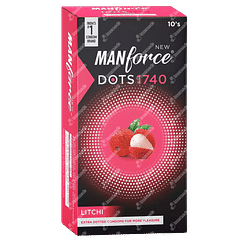 Manforce Dots 1740 Litchi Condom 10