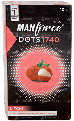 Manforce Dots 1740 Litchi Condom 10