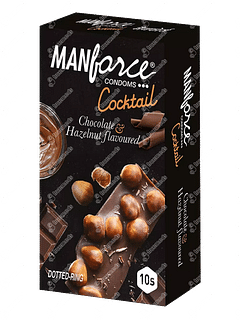 Manforce Cocktail Chocolate & Hazelnut Flavoured Condoms 10 Manforce Cocktail Chocolate & Hazelnut Flavoured Condoms 10