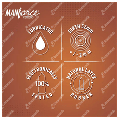 Manforce Cocktail Chocolate & Hazelnut Flavoured Condoms 10